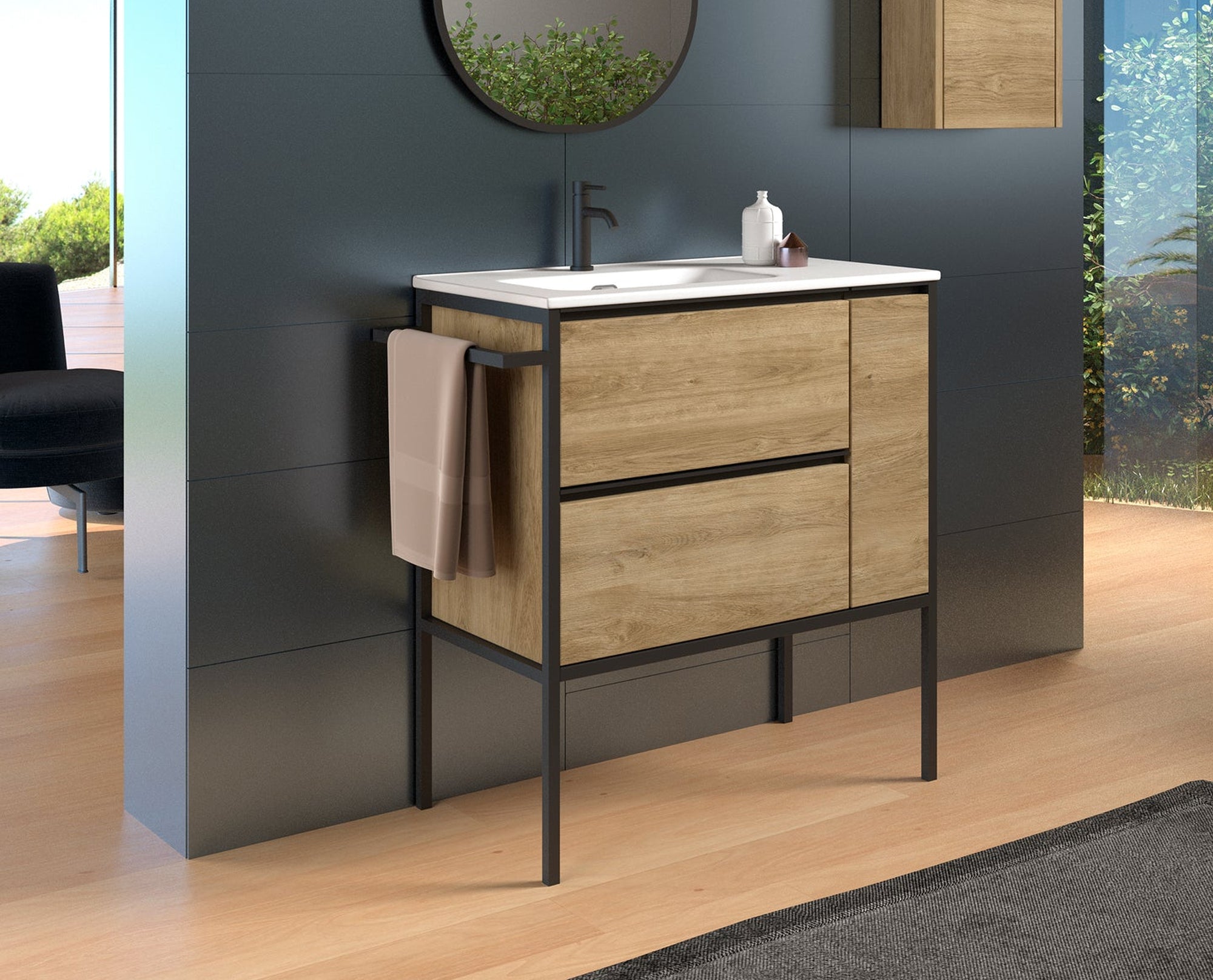 DAX Avant Single Vanity  32 Inches with Onix Basin