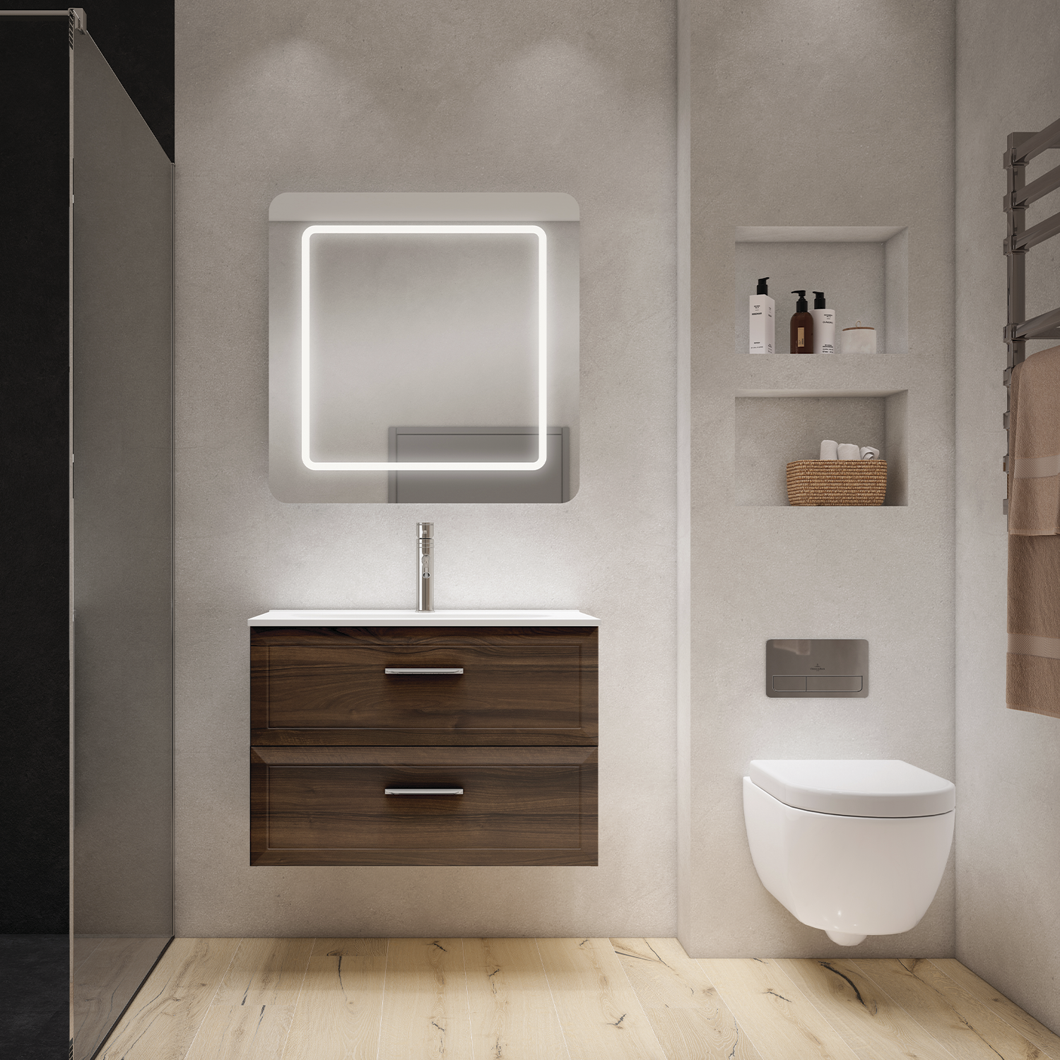 Delta Bathroom Single Vanity Cabinet with Basin Included