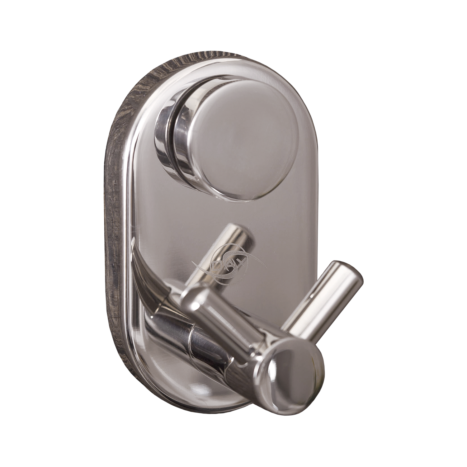 DAX Double Bathroom Hook, Wall Mount Stainless Steel, Satin Finish, 1