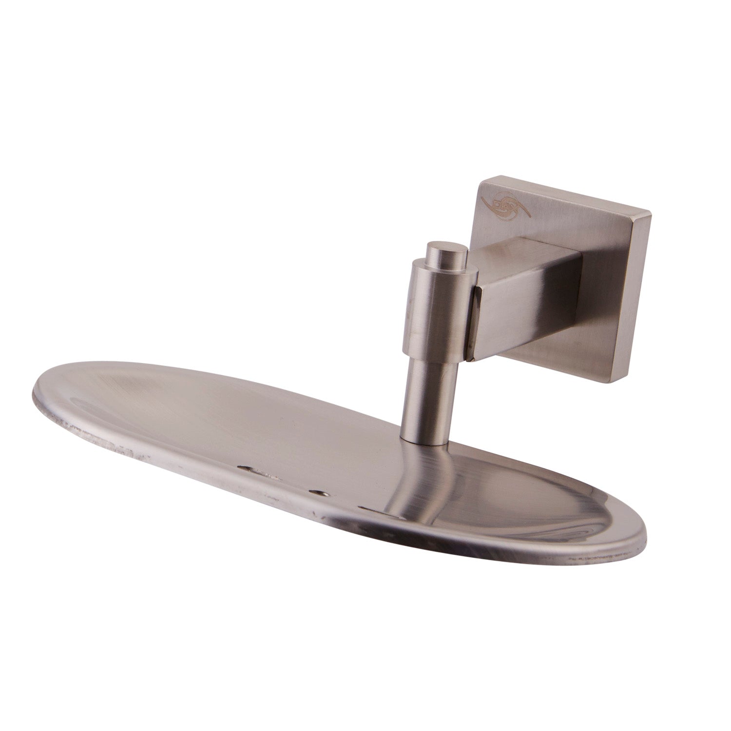 DAX Stainless Steel Soap Dish, Wall Mount Tray, Polish Finish, 6-1/8 x 2-7/16 x 5-15/16 Inches (DAX-G0105A-P)