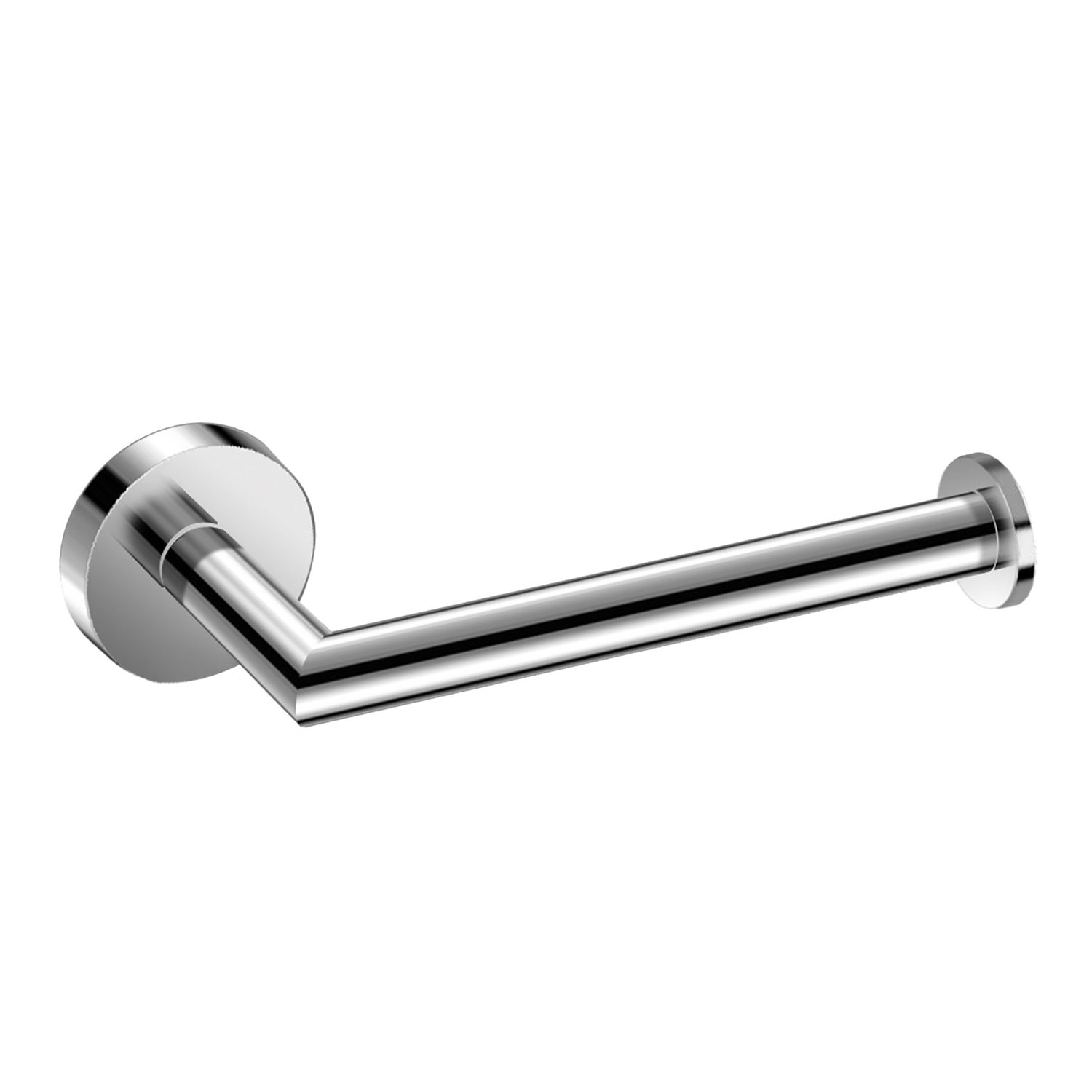 DAX Valencia Toilet Paper Holder, Right Opening, Round Line, Wall Mount, Brass Body, Chrome Finish, 6-11/16 x 3-1/4 x 2 Inches (DAX-GDC120156-CR)