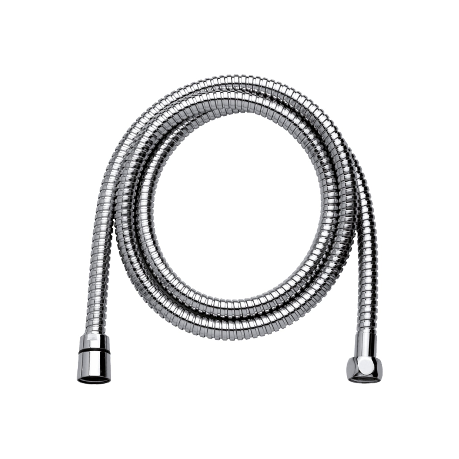 DAX Shower Hose, Rubber Body, Chrome Finish, Long 60-1/2 Inches (D-H34-CR)