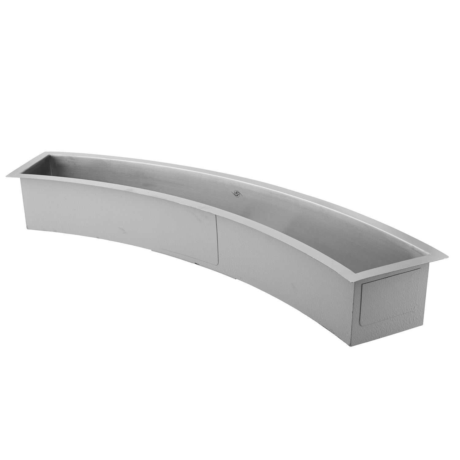 DAX Handmade Undermount Bar Sink, 16 Gauge Stainless Steel, Brushed Finish, 45 x 13 x 6 Inches (DAX-SQ-4512-C)