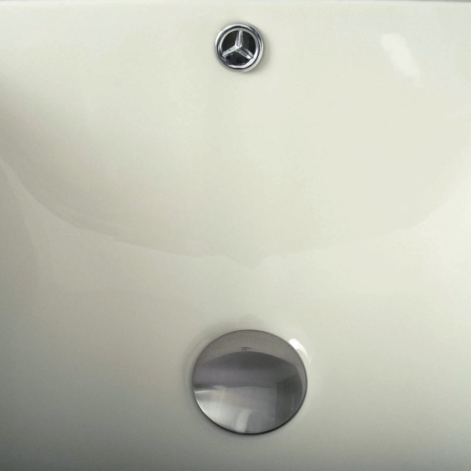 DAX Ceramic Square Single Bowl Undermount Bathroom Sink, Ivory Finish, 18-1/2 x 13-1/2 x 8-1/16 Inches (BSN-202C-I)