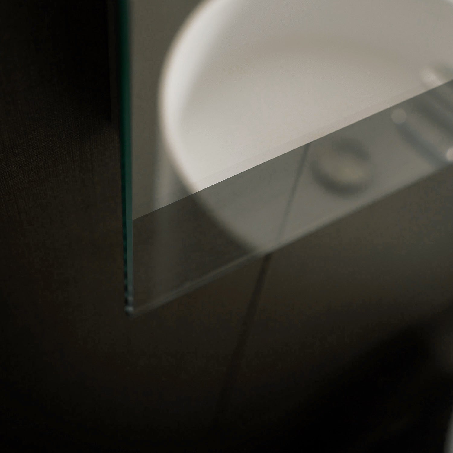 DAX Espejo de tocador de baño con luz LED rectangular con interruptor basculante, montaje en pared, marco de aluminio, 35-7/16 x 23-5/8 x 1-1/2 pulgadas (DAX-DL36)