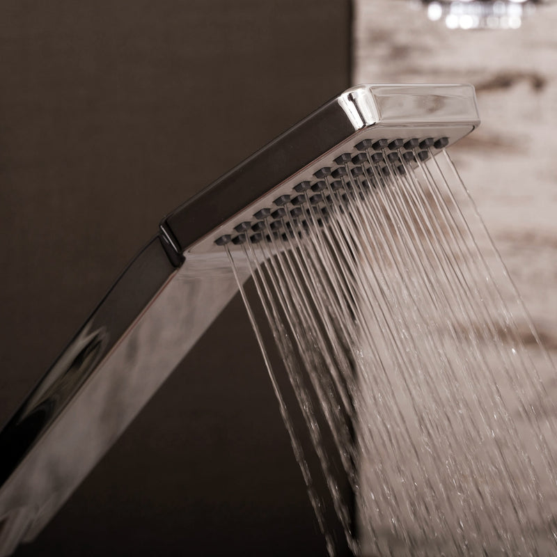 DAX Shower System, Faucet Set, with Shower Tub Trim and Hand Shower, Wall Mount, Brass Body, Chrome Finish (DAX-8166C-CR)