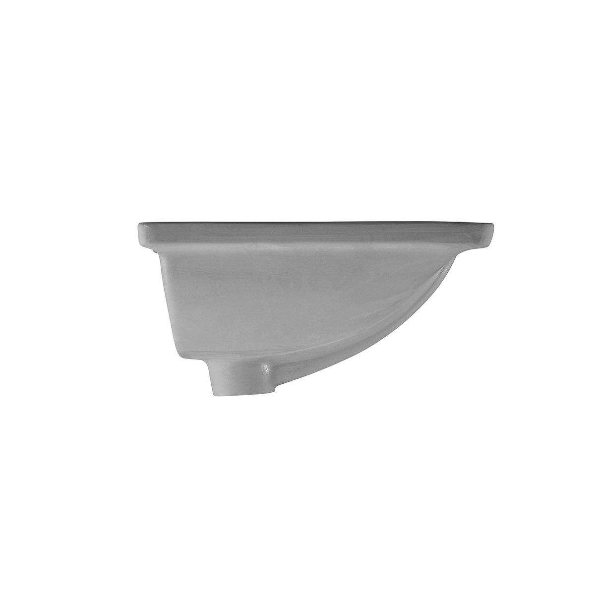 DAX Ceramic Square Undermount Bathroom Basin - 18"x13" (BSN-202M-W)