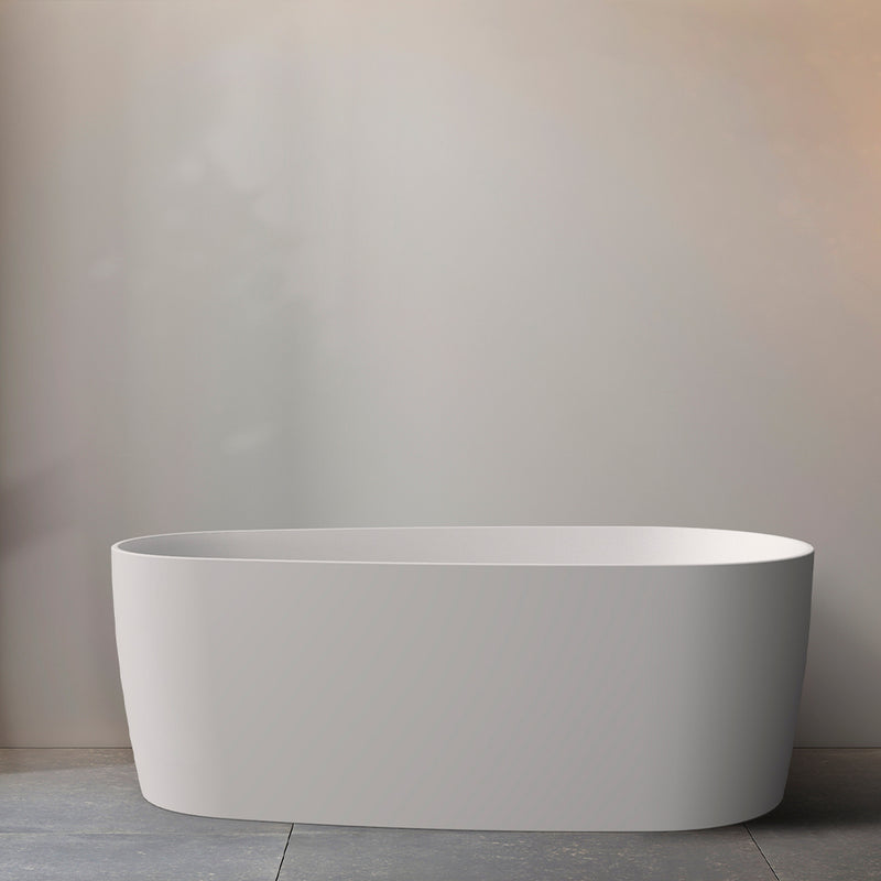 DAX Oval Freestanding Acrylic Bathtub - Glossy White Finished -59 inches (BT-8365)