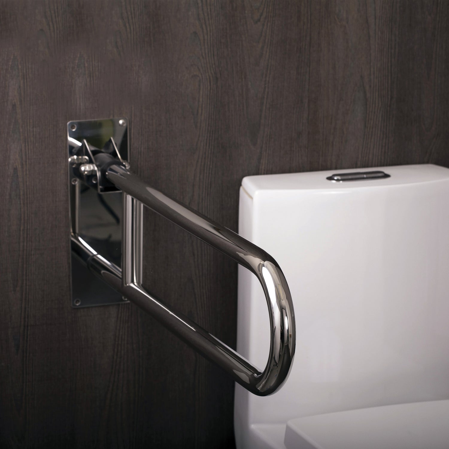 Bathroom Accessories Hinged Grab Bar by Cosmic