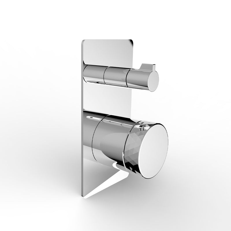 DAX Round Shower Valve with 2 Functions Chrome Finish (DAX-65150-CR)
