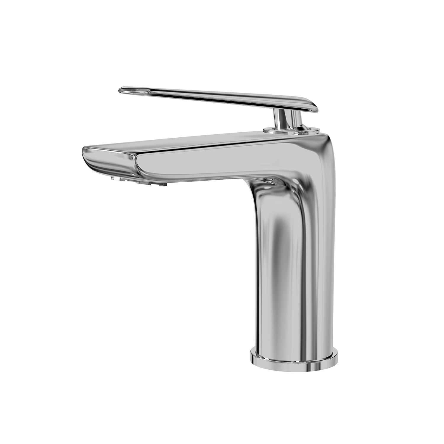 DAX Single Handle Bathroom Faucet, Brass Body, Chrome Finish, 4-3/4 x 6-1/8 Inches (DAX-8206)