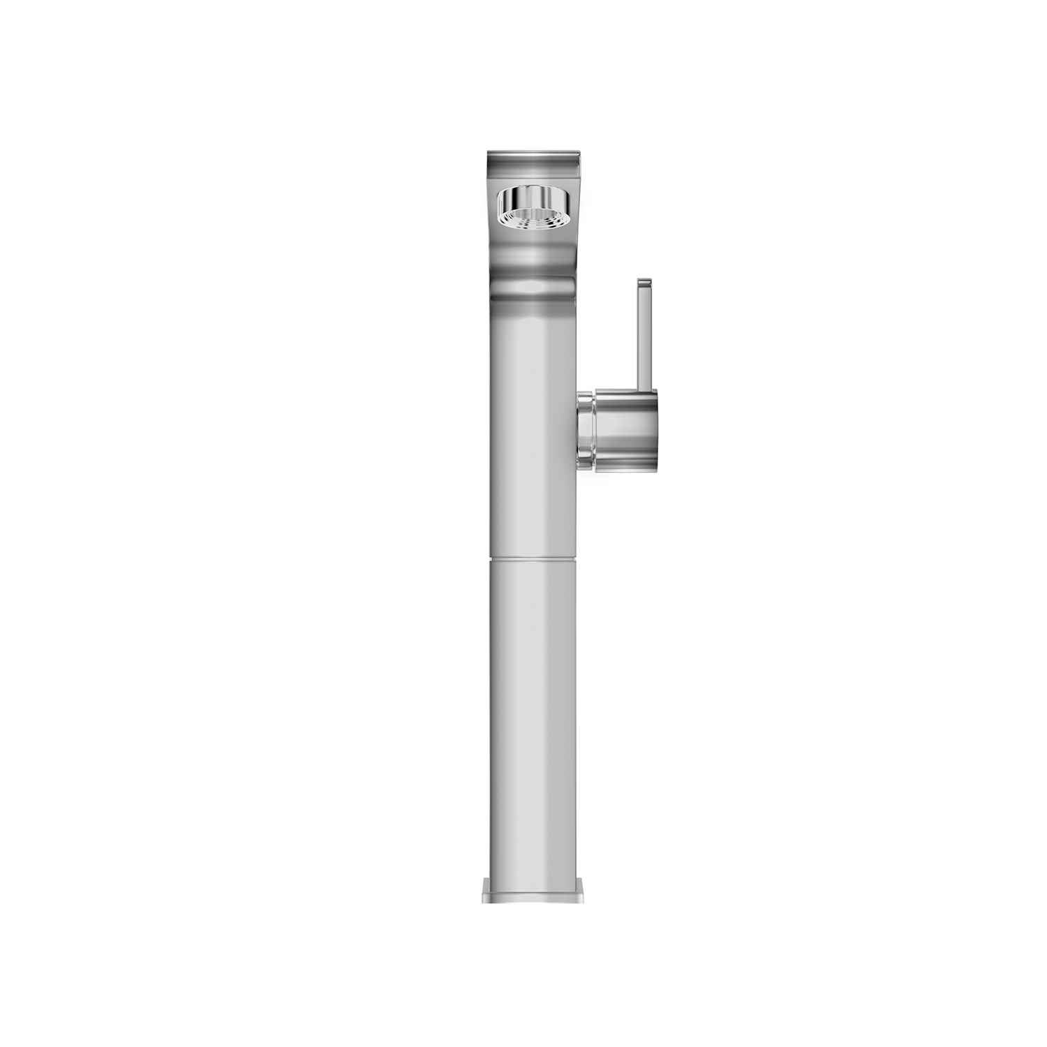 DAX Single Handle Vessel Sink Bathroom Faucet, Brass Body, Chrome Finish, 4-3/4 x 12-1/8 Inches (DAX-8220B-CR)
