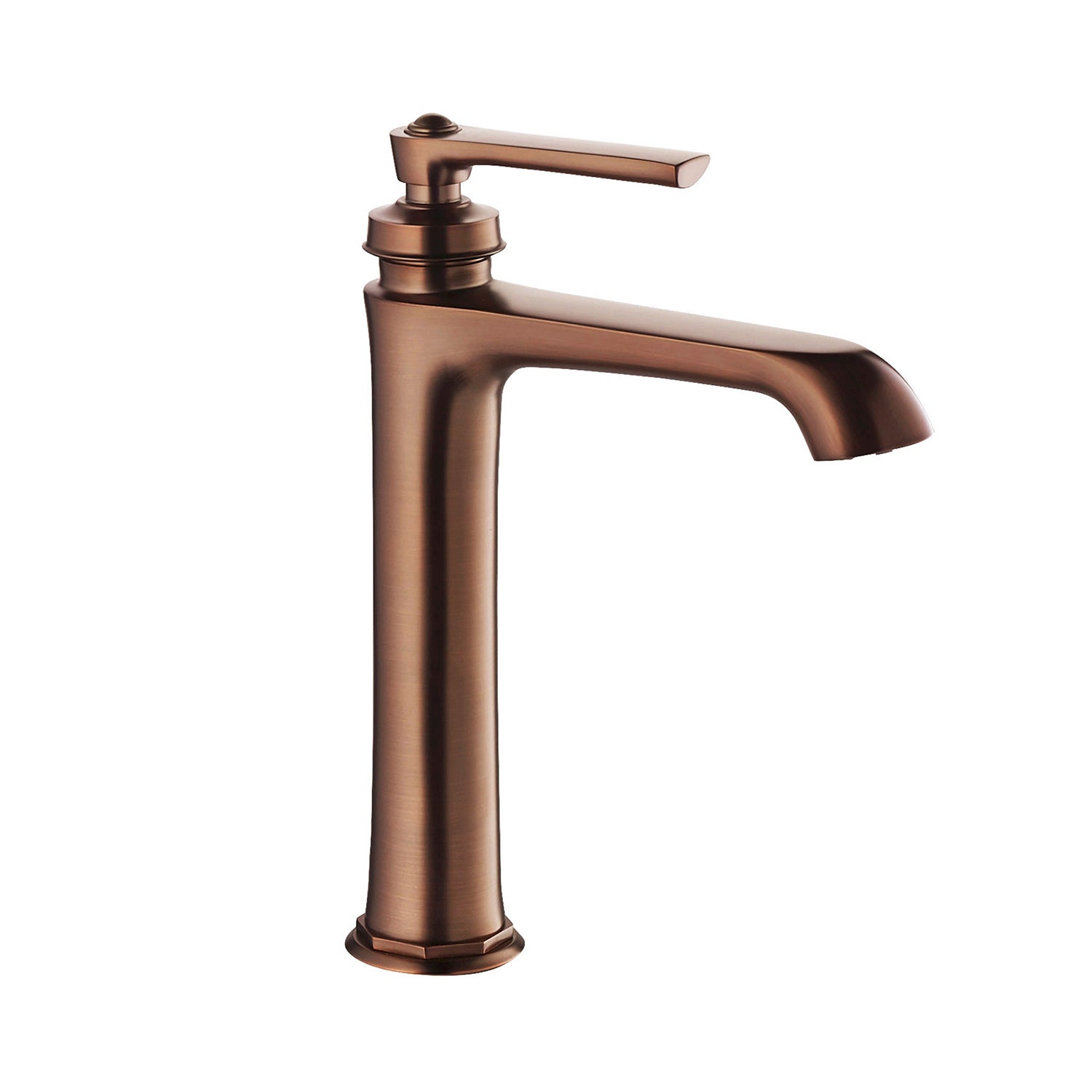 DAX Single Handle Bathroom Vessel Sink Faucet, Brass Body, Oil Rubbed Bronze Finish, Spout Height 7-1/16 Inches (DAX-9809A-ORB)