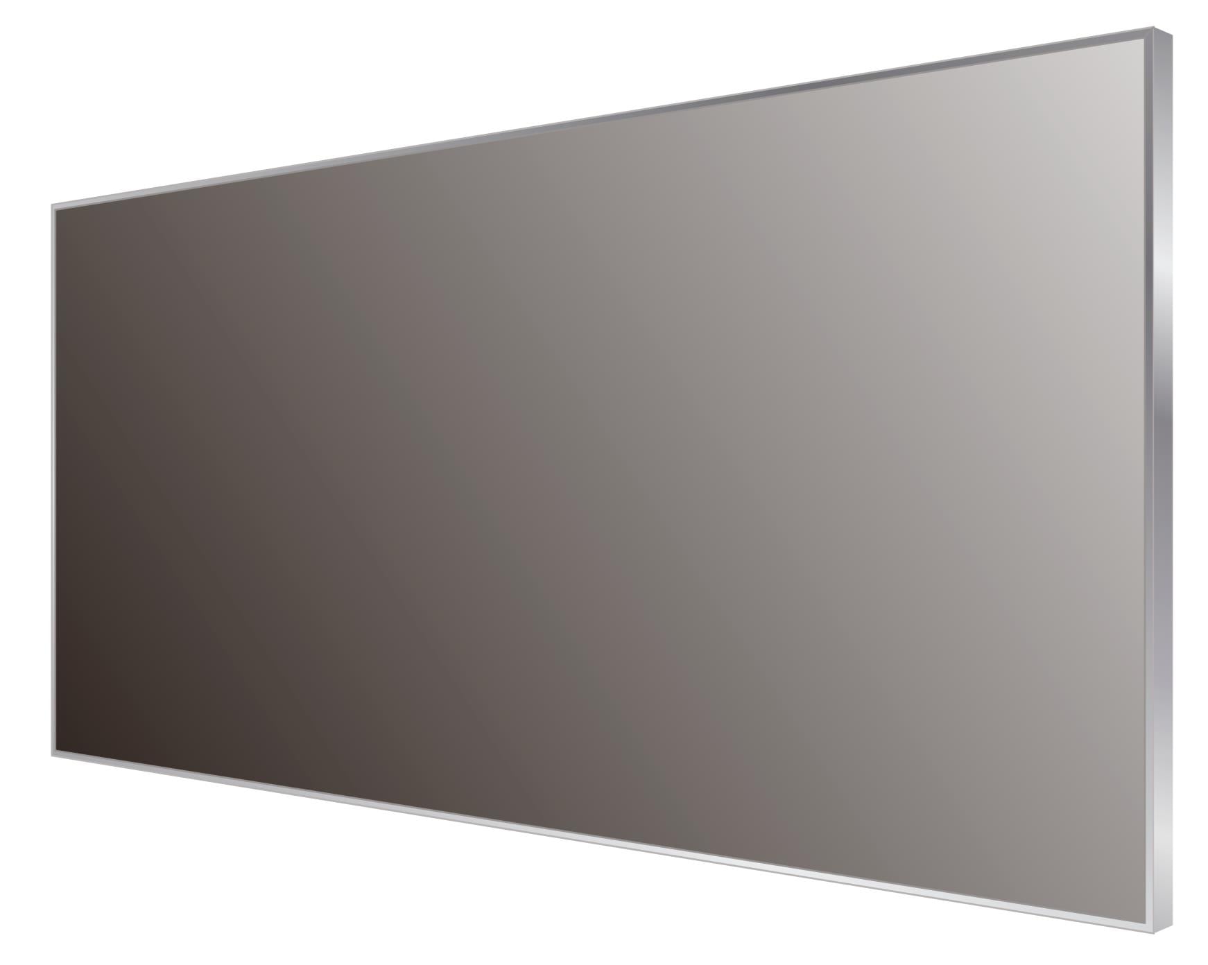 Espejo de baño con marco de aluminio DAX, 39-3/8 x 19-11/16 x 8-1/4 pulgadas (DAX-AF10050)