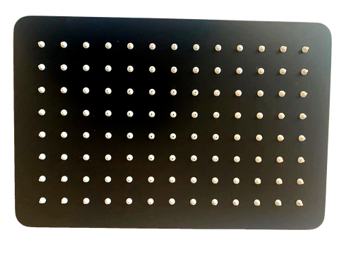 Rociador DAX Rectangular. Acabado negro mate (DAX-C2011-BL)