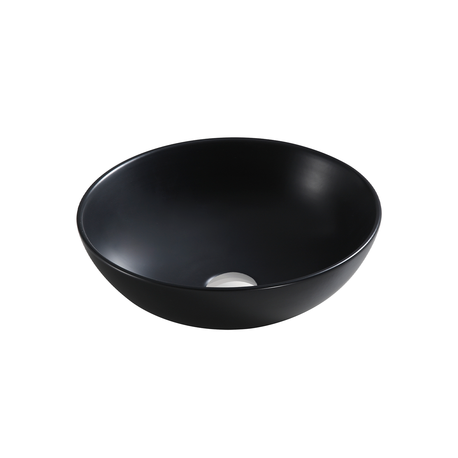 Lavabo redondo de cerámica para baño DAX - (16" de diámetro) (DAX-CL1344)