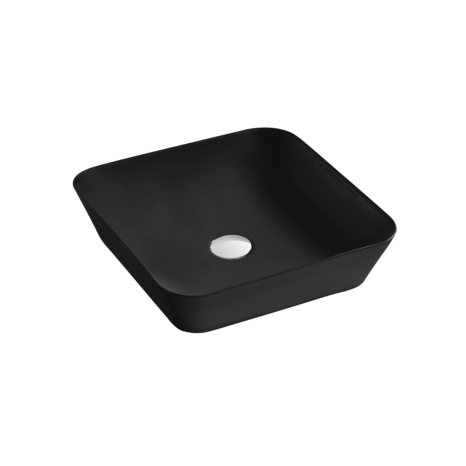 Lavabo cuadrado de cerámica para baño DAX (17" x 17") (DAX-CL1468)