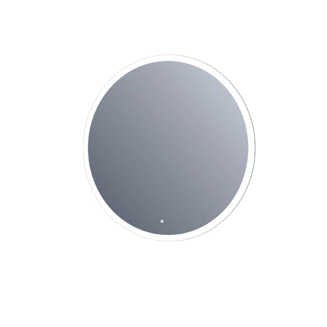 36" LED Round Mirror with 30mm width frosted. Touch sensor. (DAX-DL73-9090)