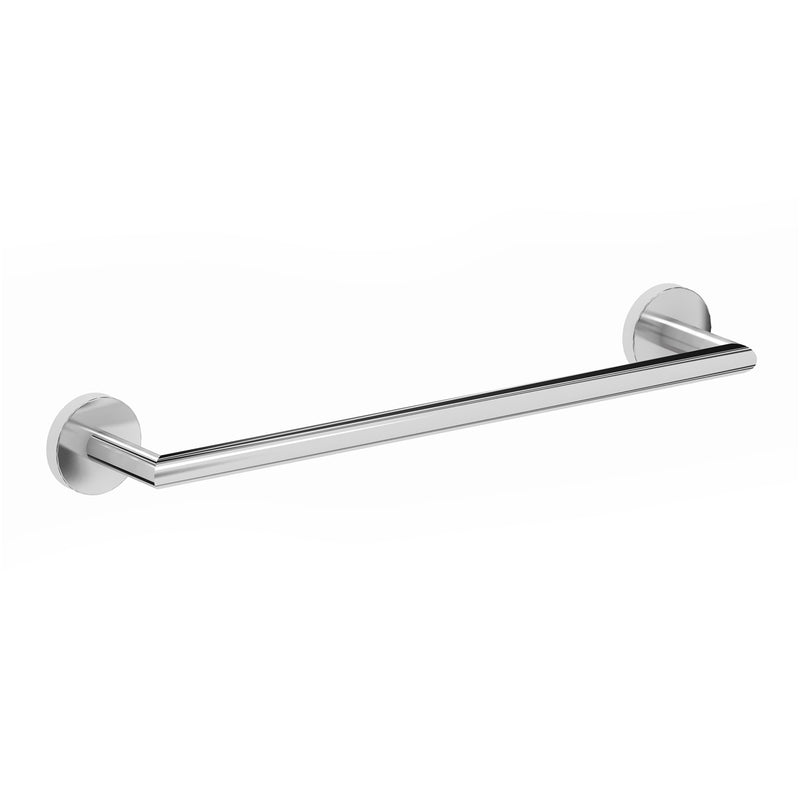 DAX Valencia Single Towel Bar, Wall Mount, Brass Body, Brushed Nickel Finish, 16-3/4 Inches (DAX-GDC120164-BN)