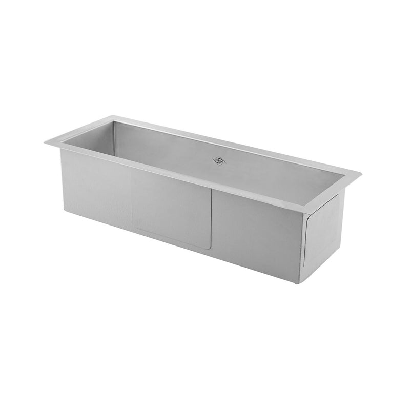 DAX Handmade Undermount Bar Sink, 16 Gauge Stainless Steel, Brushed Finish, 23 x 8-1/2 x 6 Inches (DAX-SQ-2385)