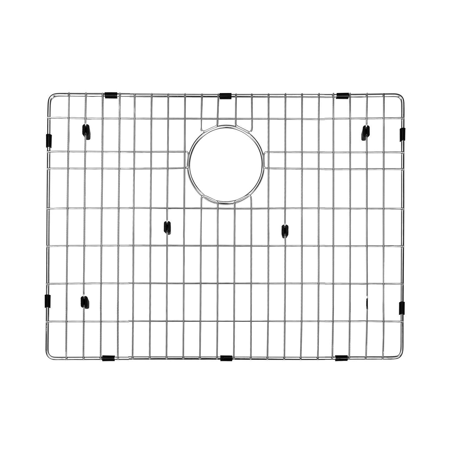 DAX Grid for Kitchen Sink, Stainless Steel Body, Chrome Finish, Compatible with DAX-SQ-2318, 21 x 16-1/4 Inches (GRID-SQ2318)
