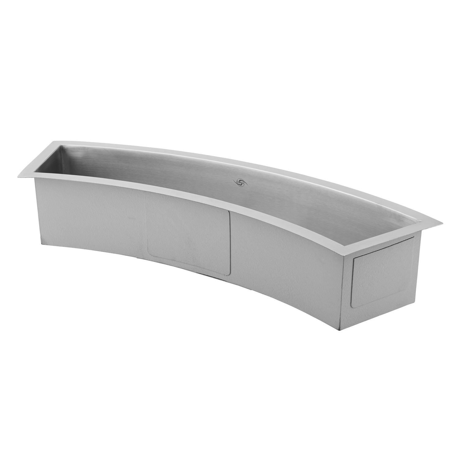 DAX Handmade Undermount Bar Sink, 16 Gauge Stainless Steel, Brushed Finish, 33 x 8-1/2 x 6 Inches (DAX-SQ-3312-C)