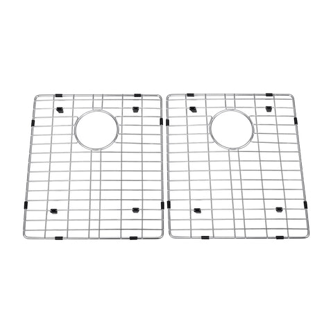 DAX Grid for Kitchen Sink, Stainless Steel Body, Chrome Finish, Compatible with DAX-SQ-3320F, 15-3/4 x 14-1/4 Inches (GRID-SQ3320F)