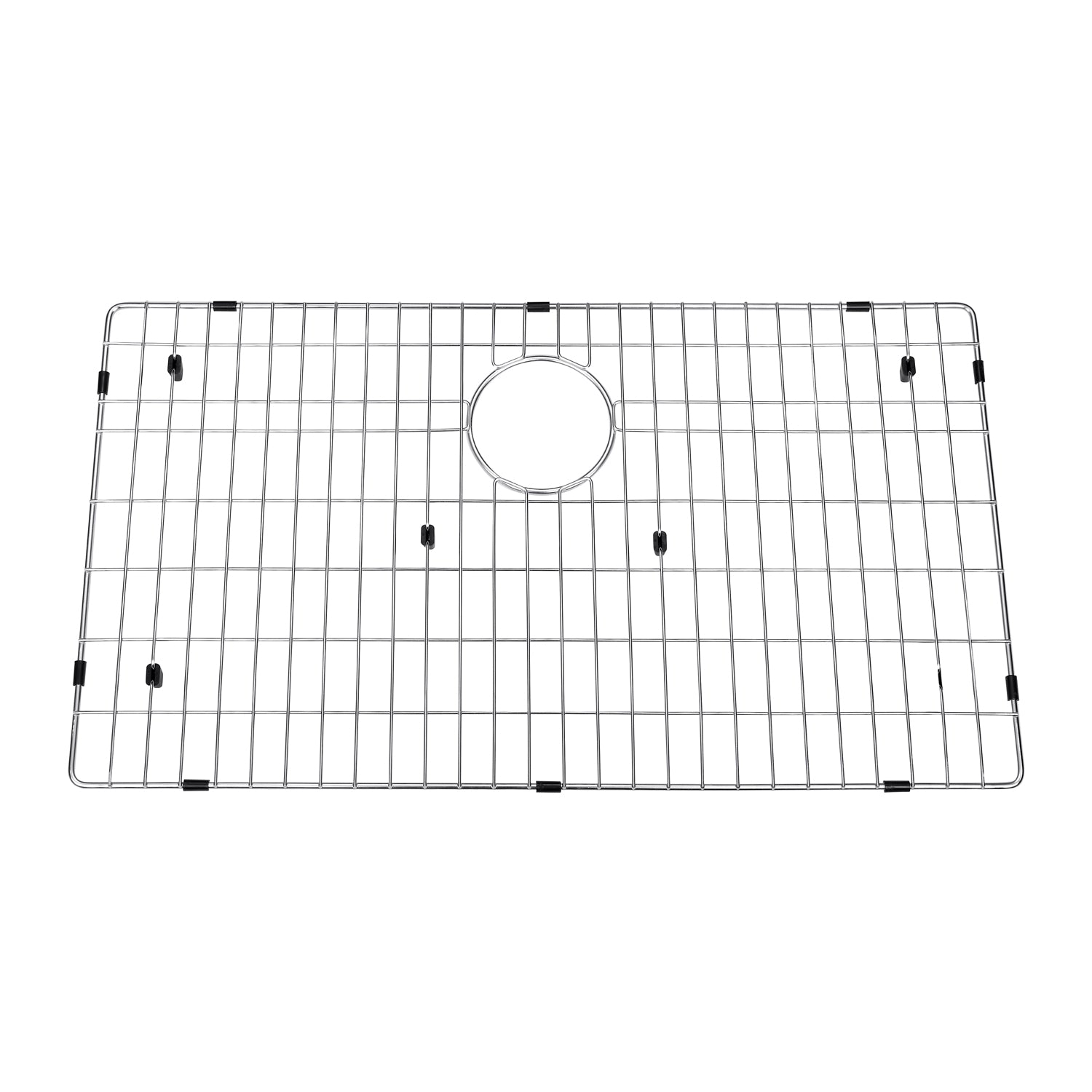 DAX Grid for Kitchen Sink, Stainless Steel Body, Chrome Finish, Compatible with DAX-SQ-3321, 30 x 16 Inches (GRID-SQ3321)