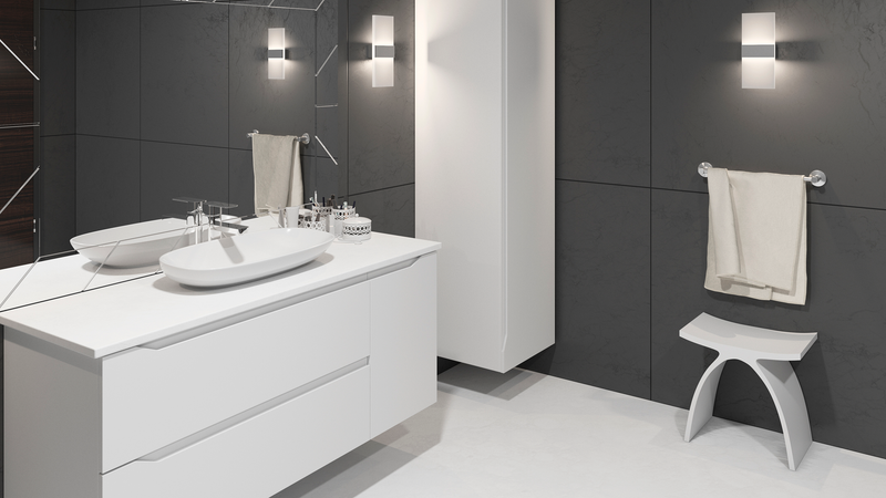 DAX Solid Surface Bathroom Stool, Standfree, Matte White Finish, 16-3/4 x 16-3/4 x 9-1/16 Inches (DAX-ST-01)