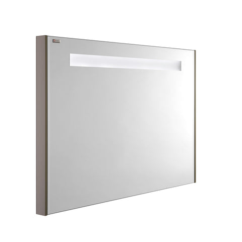 Espejo de tocador para baño con retroiluminación LED de 48", montaje en pared, visón, Serie Class de VALENZUELA