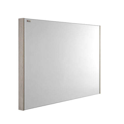 Espejo de tocador para baño con marco delgado de 32", montaje en pared, Cloud, Serie Barcelona de VALENZUELA