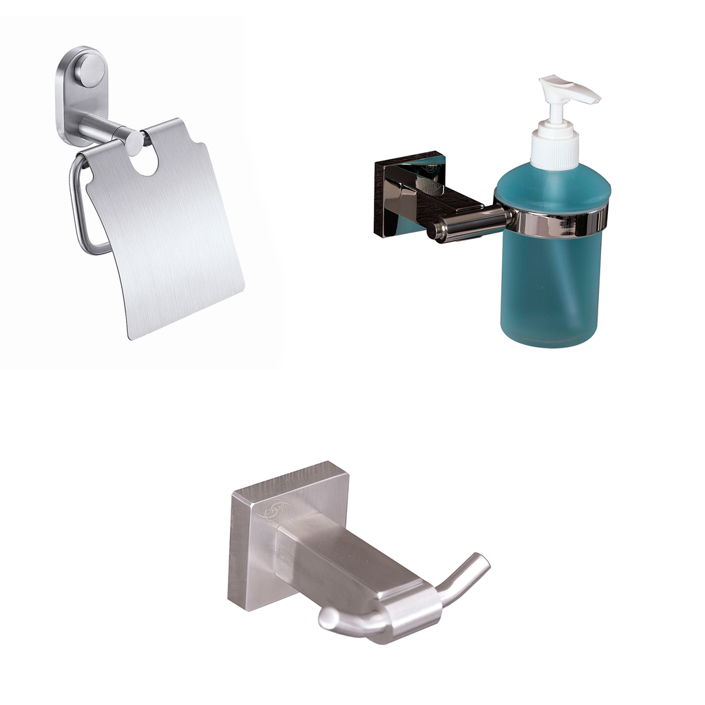 Bathroom Set Polish Finish (DAX-G01-P-OFF02)