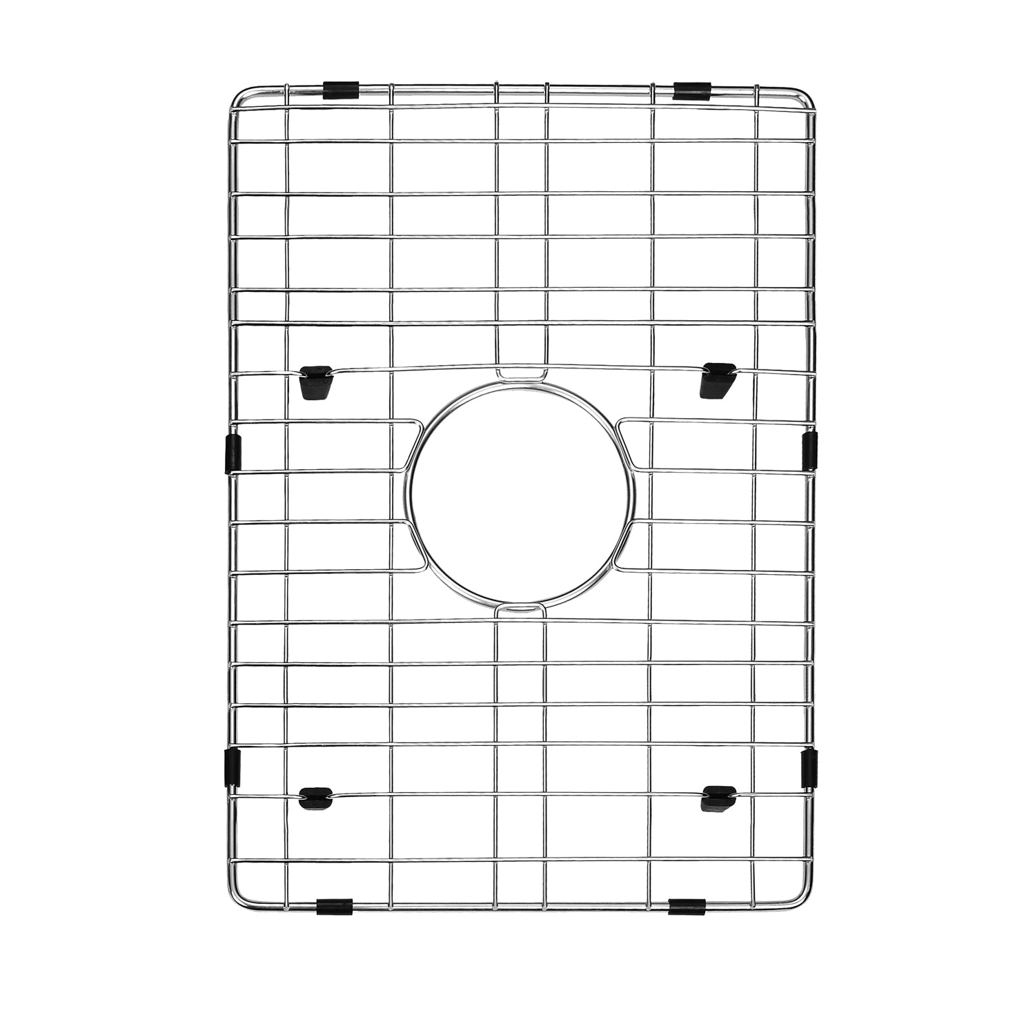 DAX Grid for Kitchen Sink, Stainless Steel Body, Chrome Finish, Compatible with DAX-SQ-1512, 12-4/5 x 10-1/4 (GRID-SQ1512)