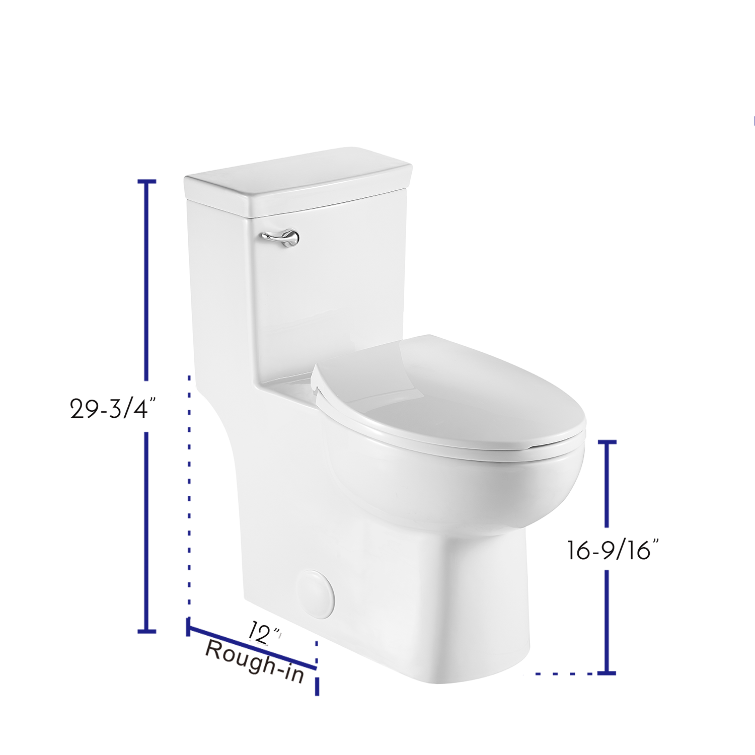 DAX Toilet with Soft Closing Seat - cUPC and ADA Complaint  (BSN-CL12335S)